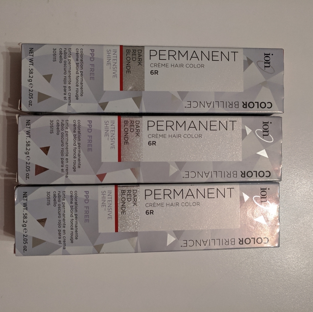 Dark Red Blonde Permanent Hair Dye